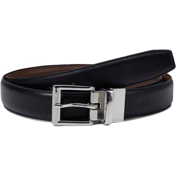 Polo Ralph Lauren Reversible Black Brown Leather Belt